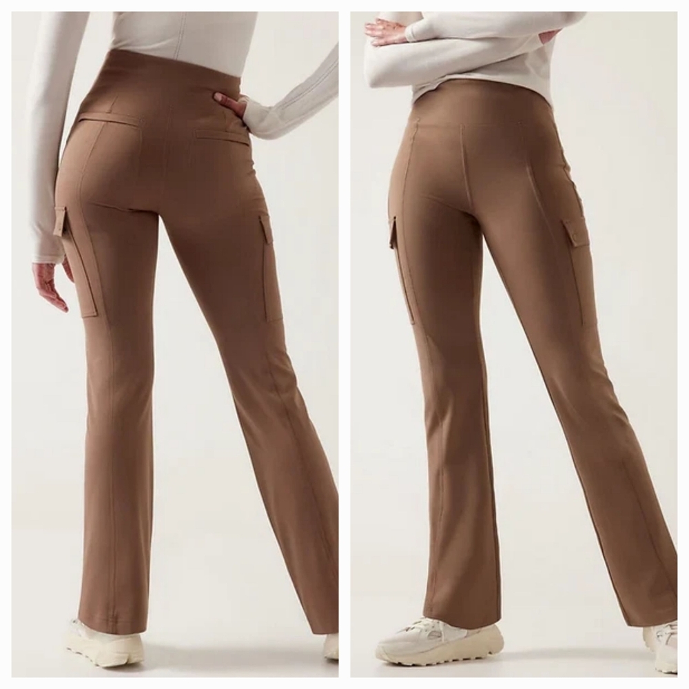 ATHLETA Delancey Straight Cargo Pants Size Small.